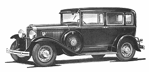 1931 614 de luxe sedan